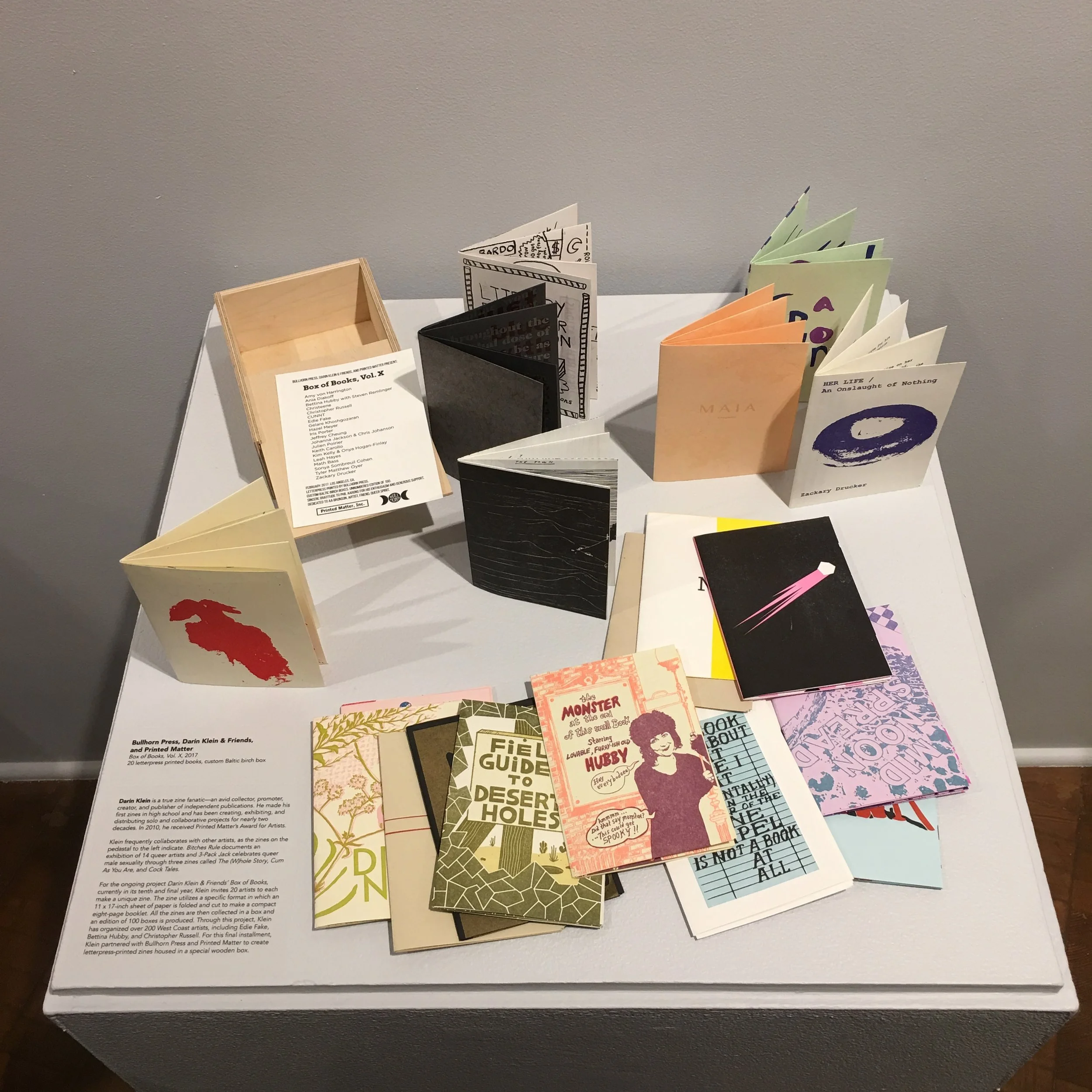 Box of Books, Vol. X, Darin Klein and Friends, 2016