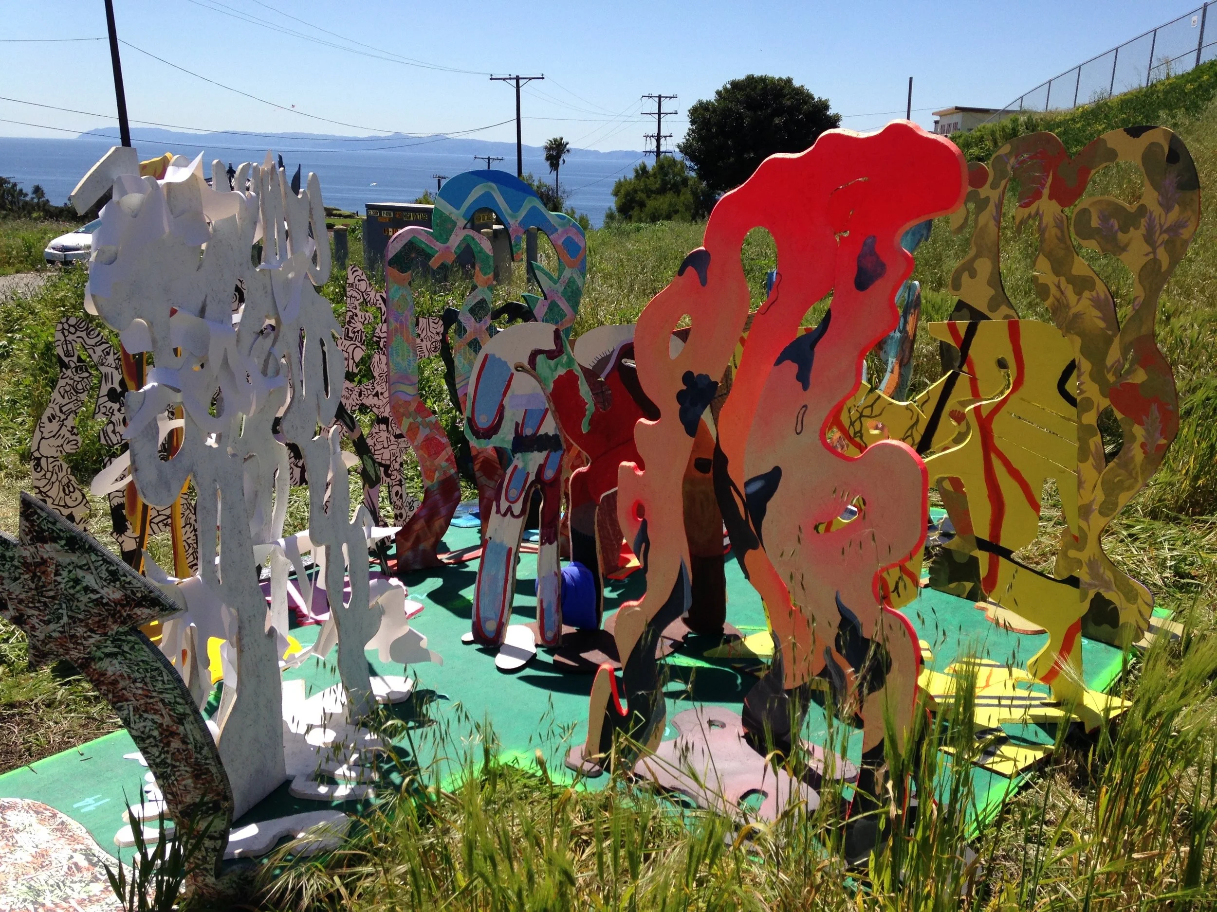 Mugwort Spa Day, installation with Creative Arts Coalition to Transform Urban Space (CACtTUS), 2019