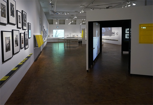 Installation view 1 Overview of Museum exhibition Bauhaus Archiv Museum, Berlin Germany