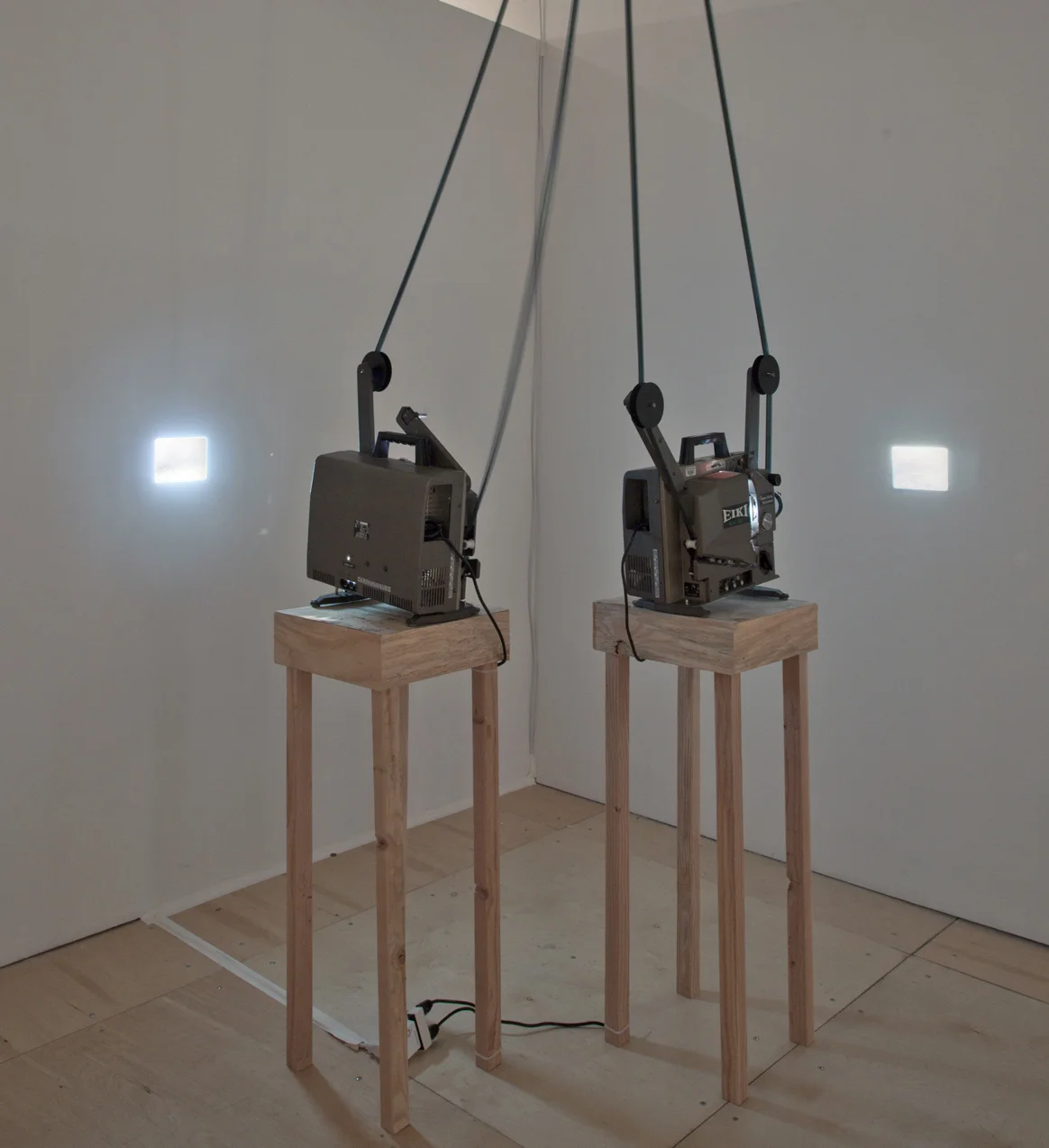 Waterfall, 2011 (view 4) 6-projector 16mm film installation Gallery 400, Chicago IL 2011