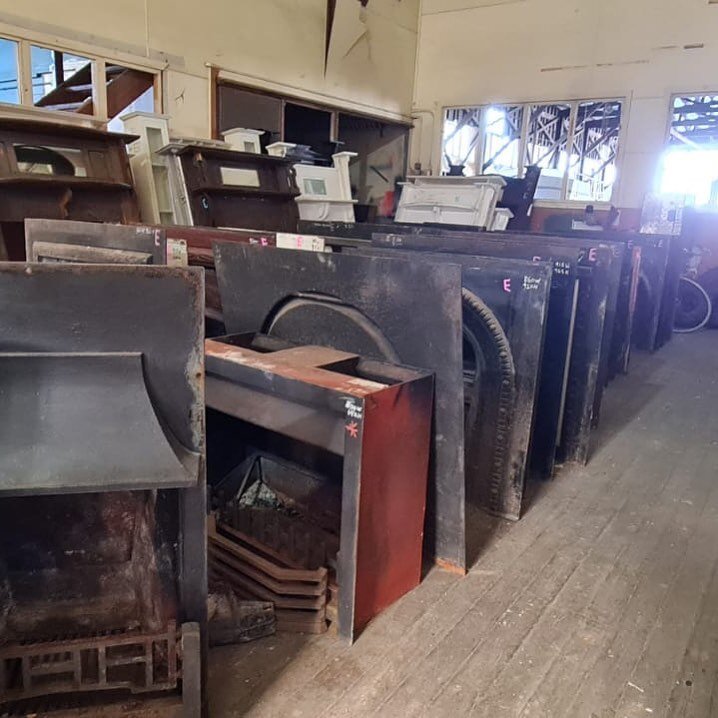 Fireplace or surround anyone ?? #recycledwindows #recycleddoors #recycledtimber  #fireplaces #recycledtiles #recycledroofing #leadlight #leadlights #recycledbuildingcentre 20 Waterview Street Putney. Open Mon - Fri 8am to 4pm and Sat 8am to 12pm shar