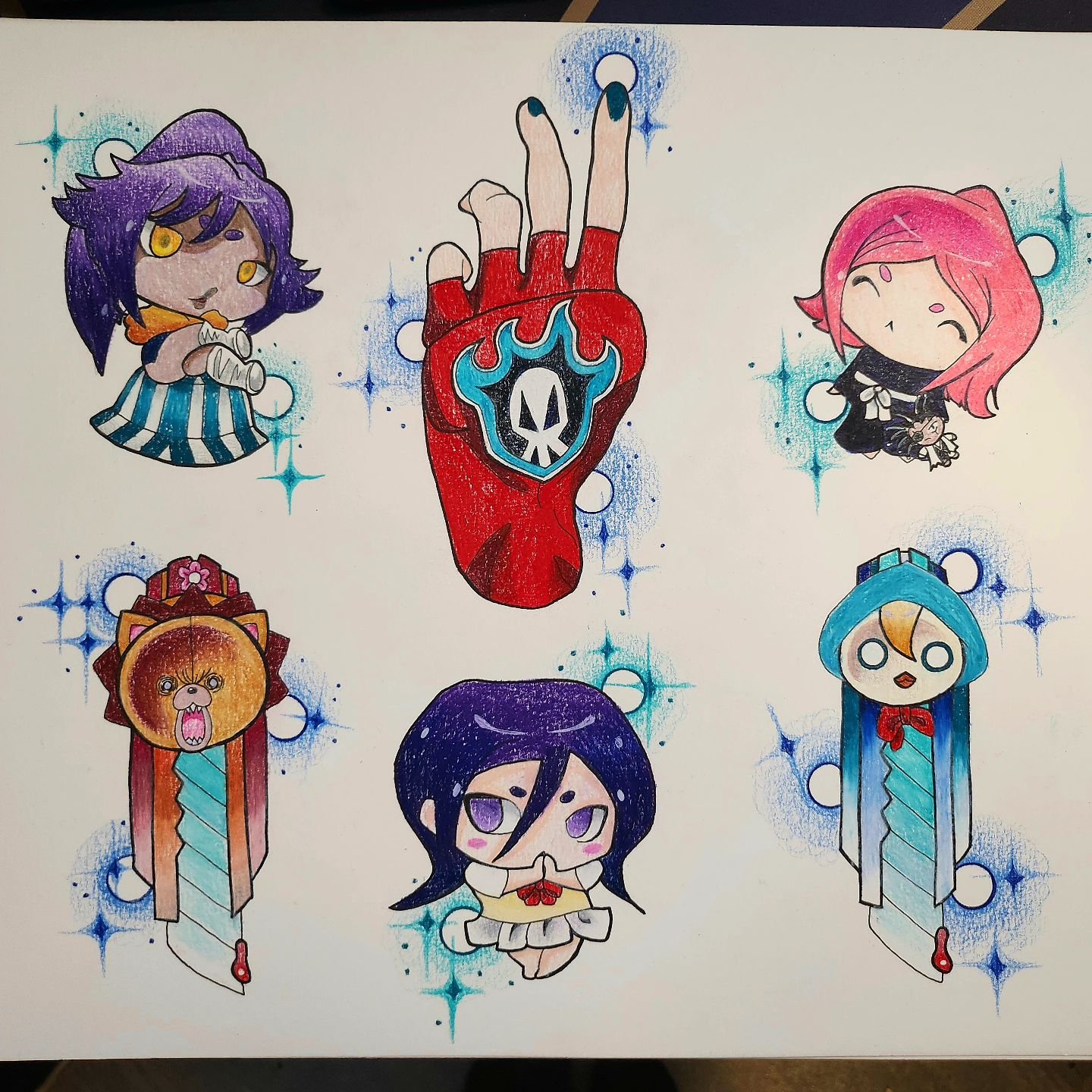 Little Bleach pieces 🍓 got a backlog of flash I keep forgetting to post somewhere 😅