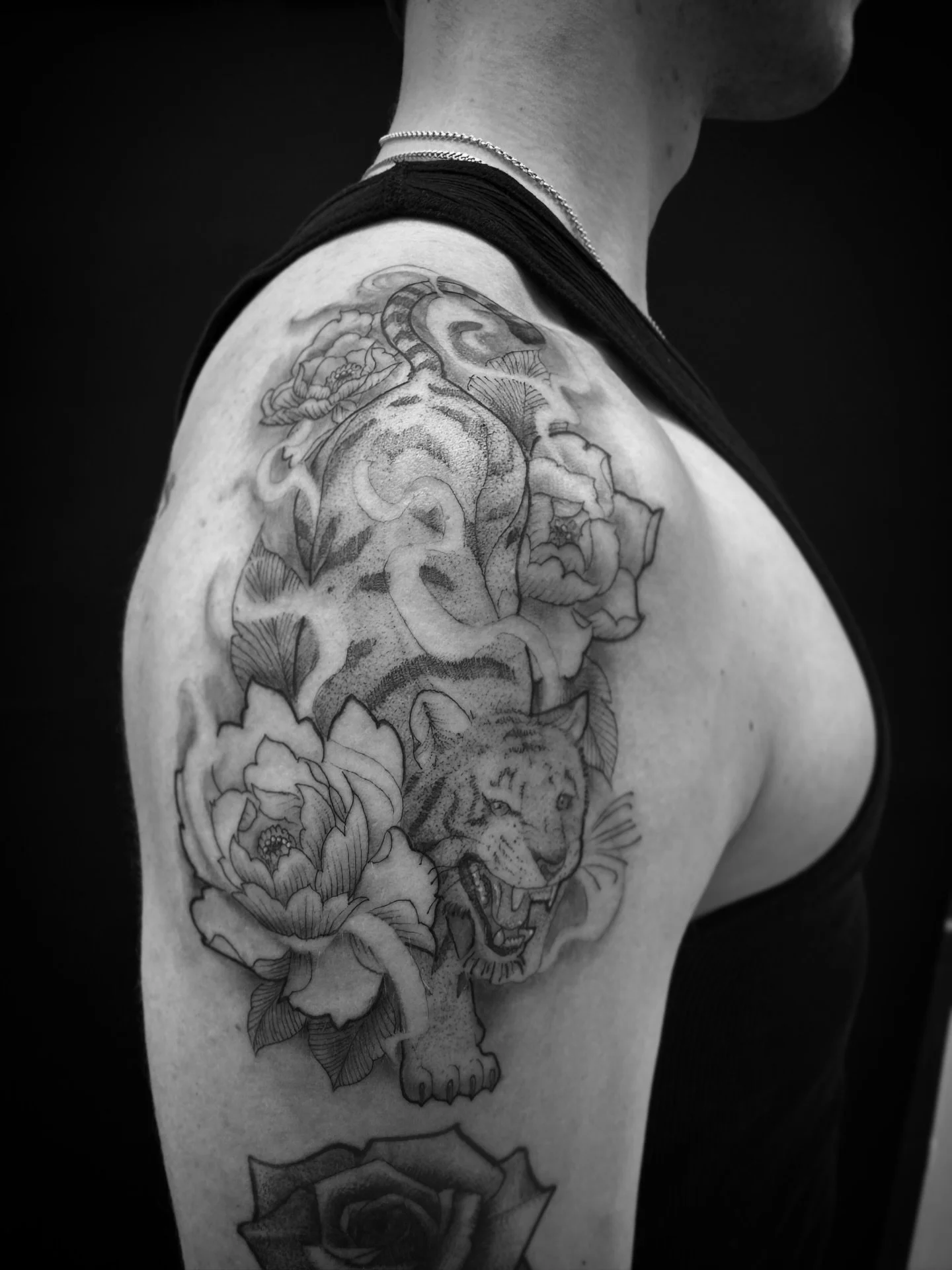 Meow 🐅 🐯 Pretend I used AI to generate a caption. Something about how it&rsquo;s more than just a tattoo &mdash; it&rsquo;s a message. 

#tattoo #tigertattoos #winnipegtattoos #winnipegtattooartist