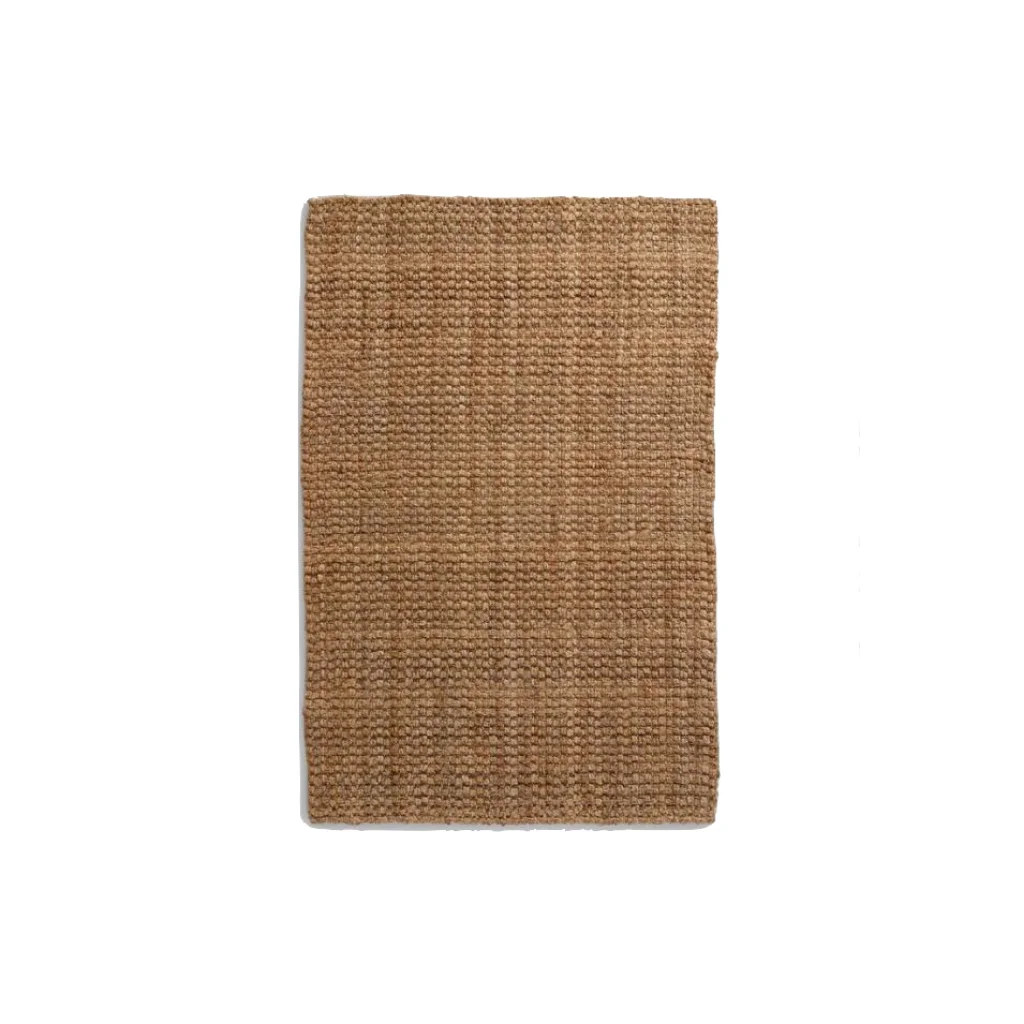 Natural Basket Weave Jute Rug