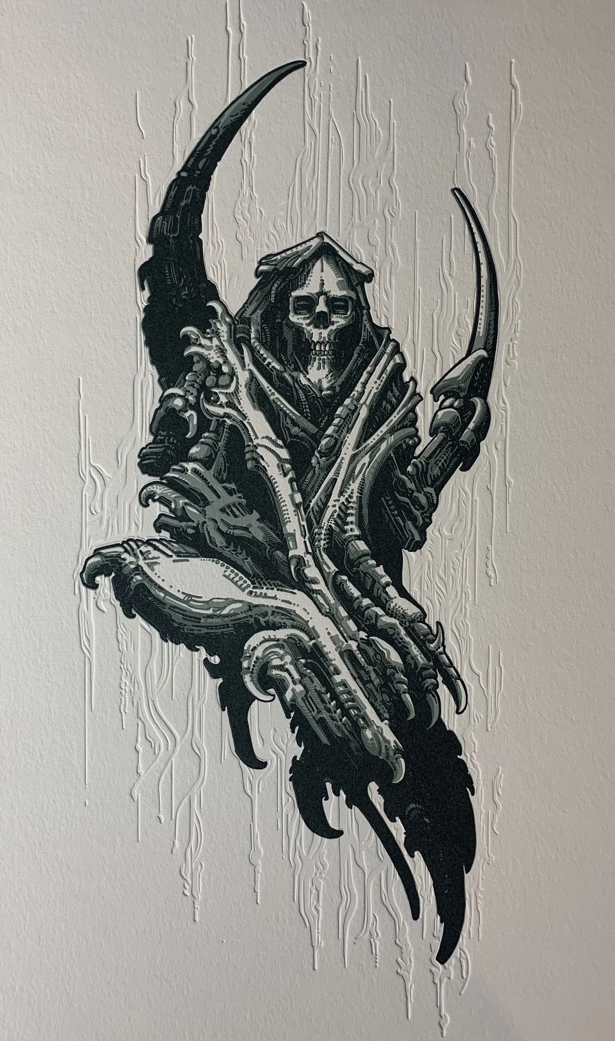 "Stoic" relief print 4/0