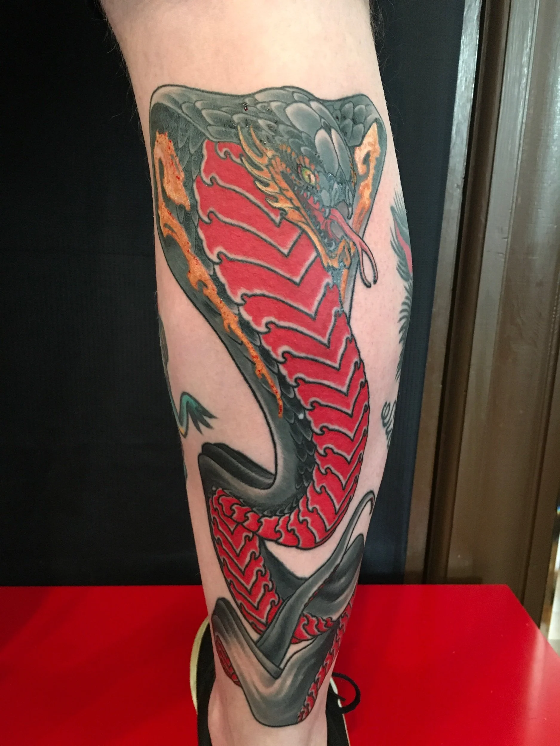 tampa florida snake tattoo