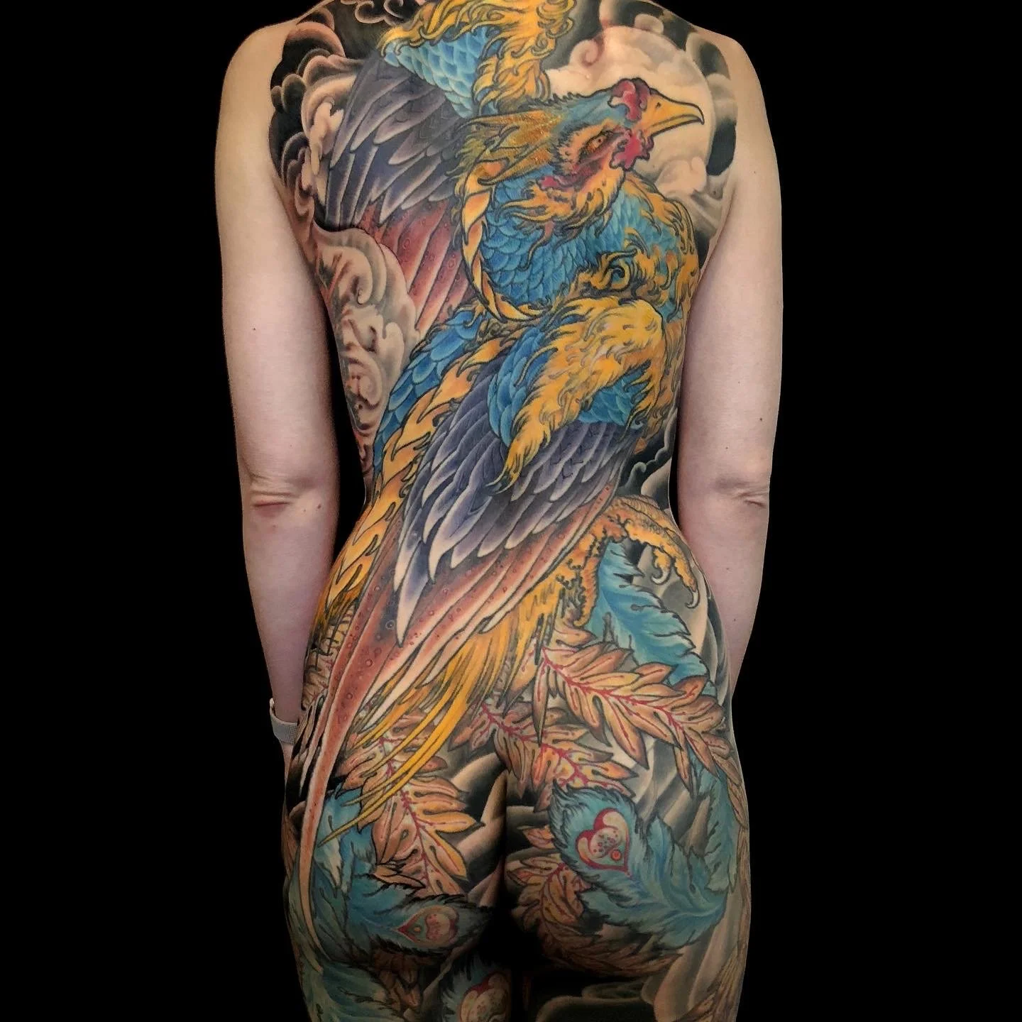 tampa florida full back pheonix female tattoo