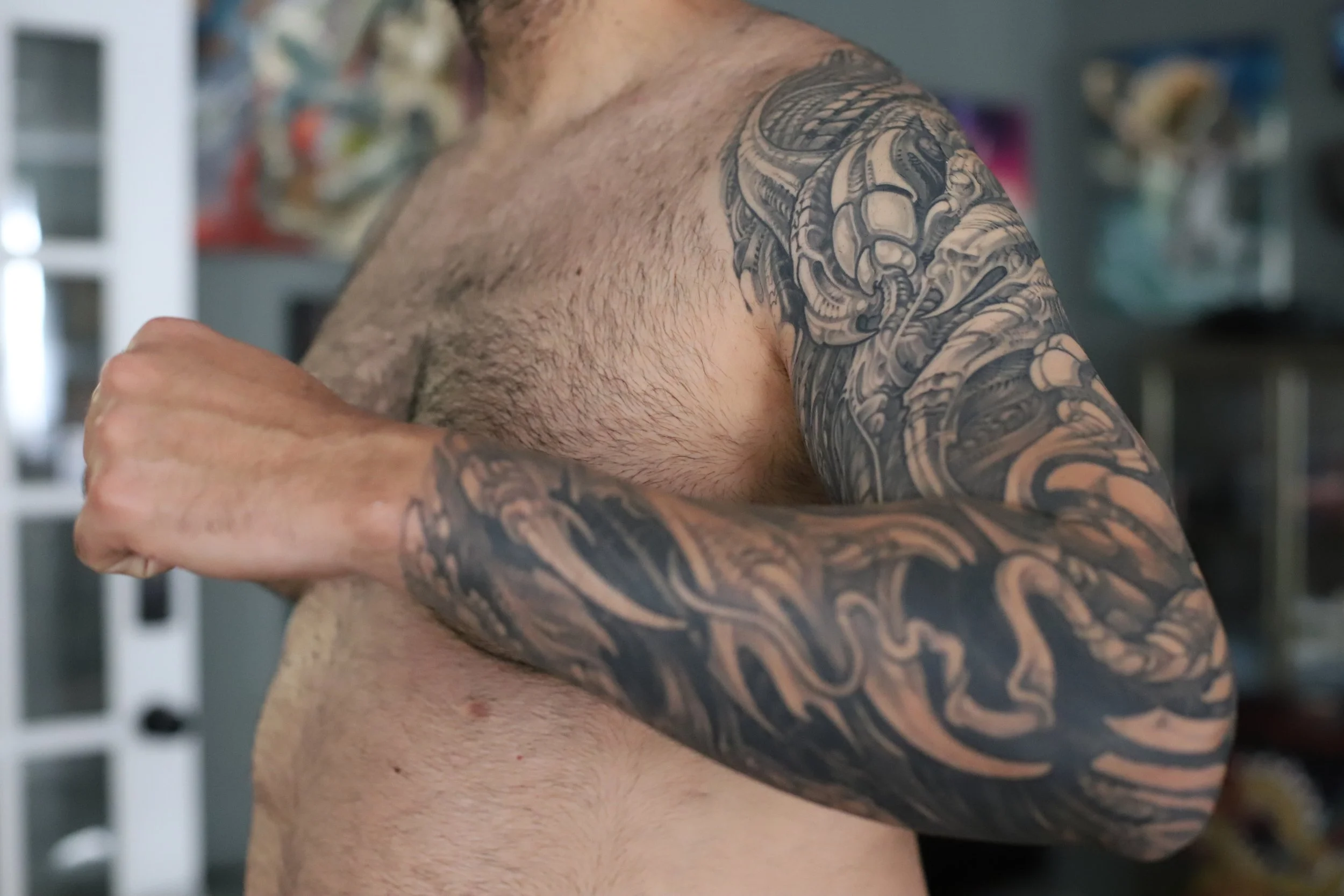 tampa florida biomech tattoo sleeves