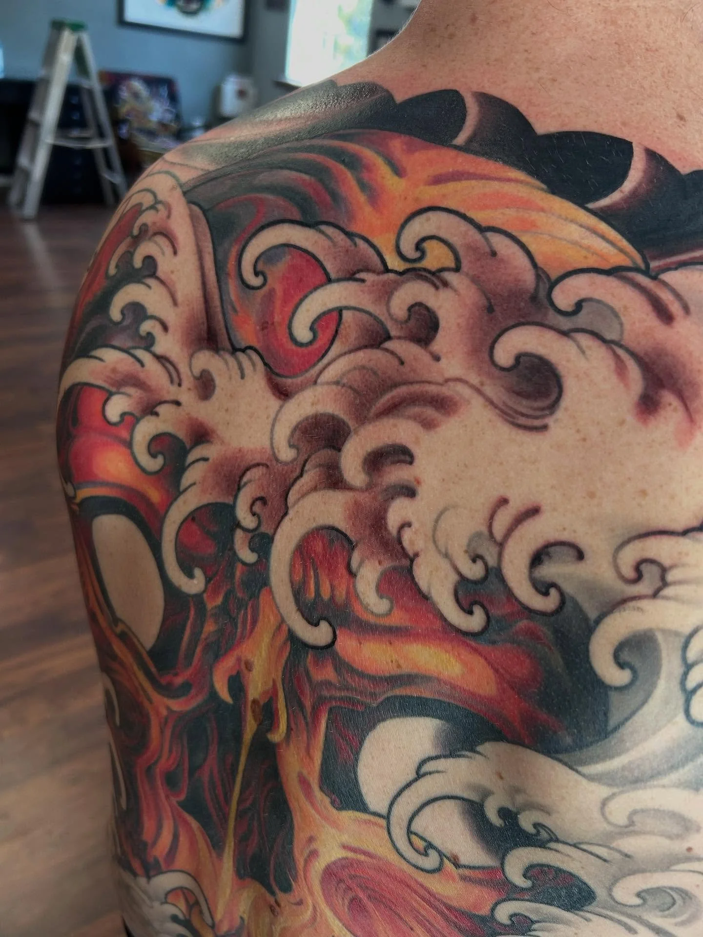 Making good progress on this Biomech back piece.
Email: redletter1@gmail.com to book a consultation.

#biomechtattootampa #skulltattoo #customtattootampa #tampafloridatattooshop #tampatattooartist #biomech #skulltattoo #skulltattootampa