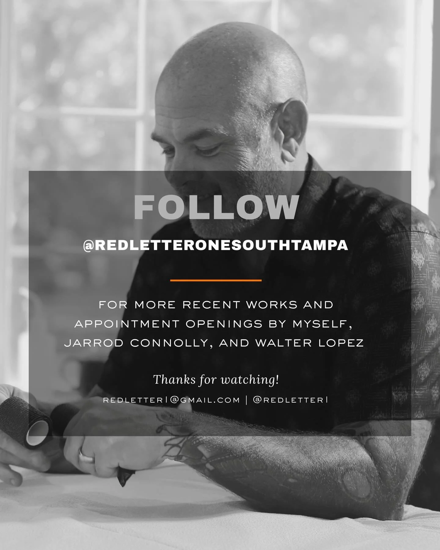 Seems like as good a time as any to share that our collective shop account @redletteronesouthtampa is posting recent work and appointment availability for myself, @jconnollytpa and @dark.matter.tattoos.studio Give us a follow to stay in the loop 💥

