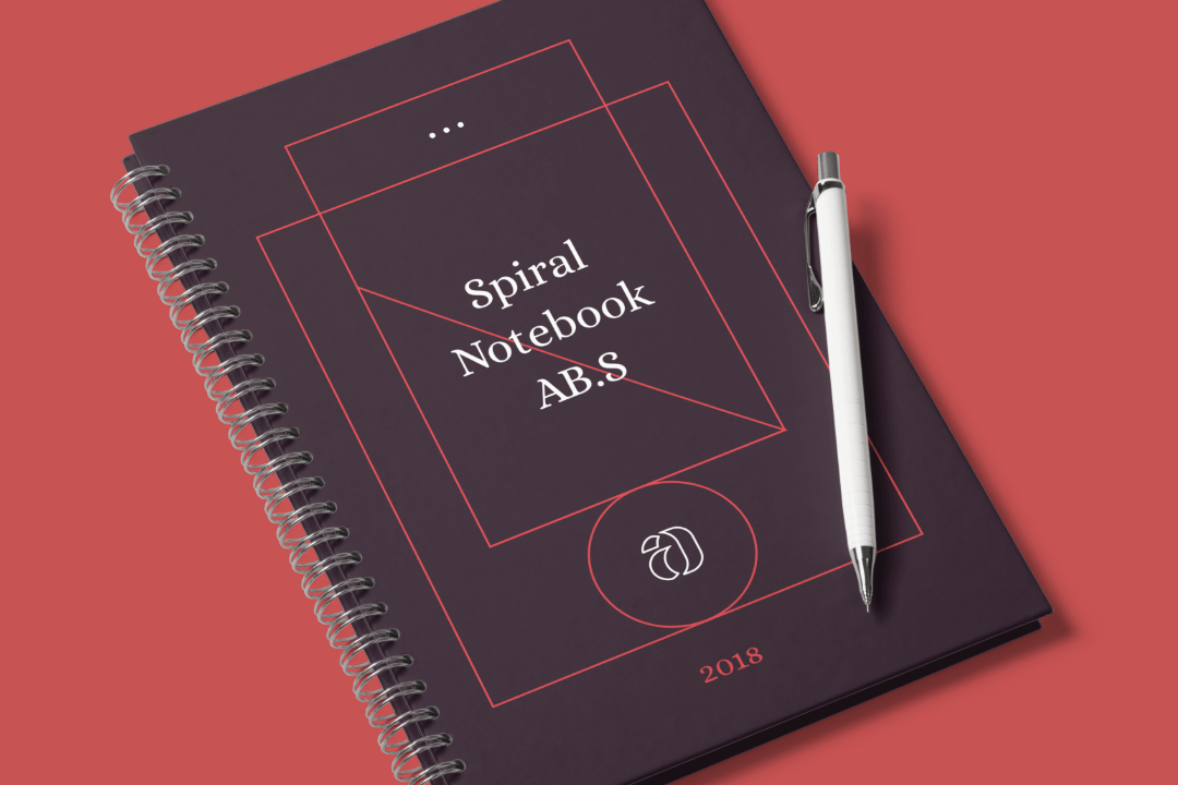 Spiral Notebook Mockup Scene