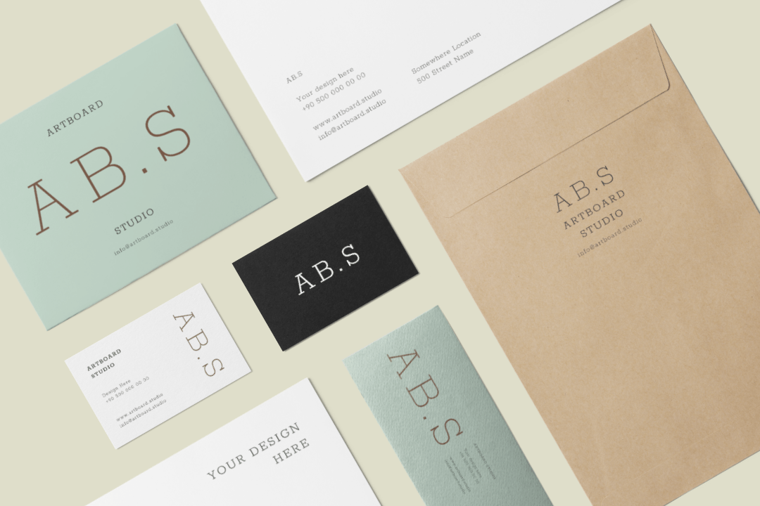 Download Branding Design Stationery Mockup Scene
