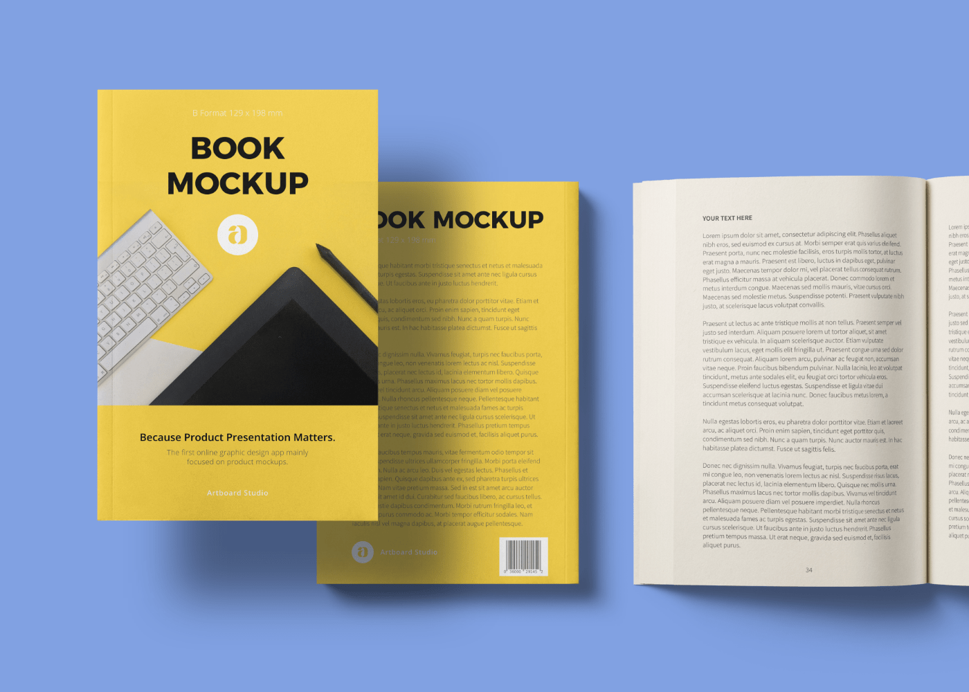 Download Book Mockup Scene B Format