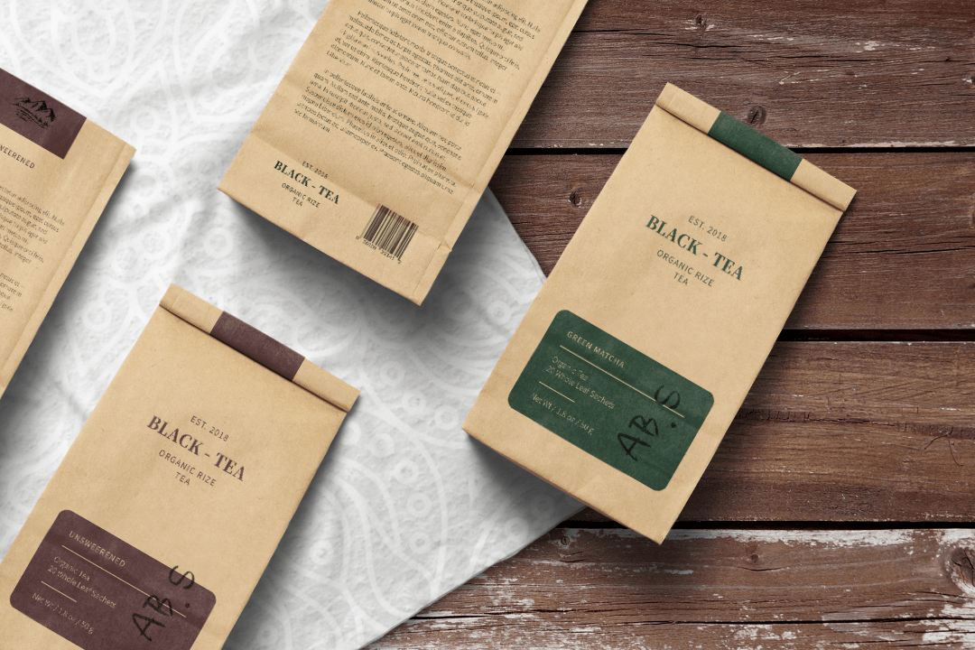 Download Kraft Packages Mockup Scene