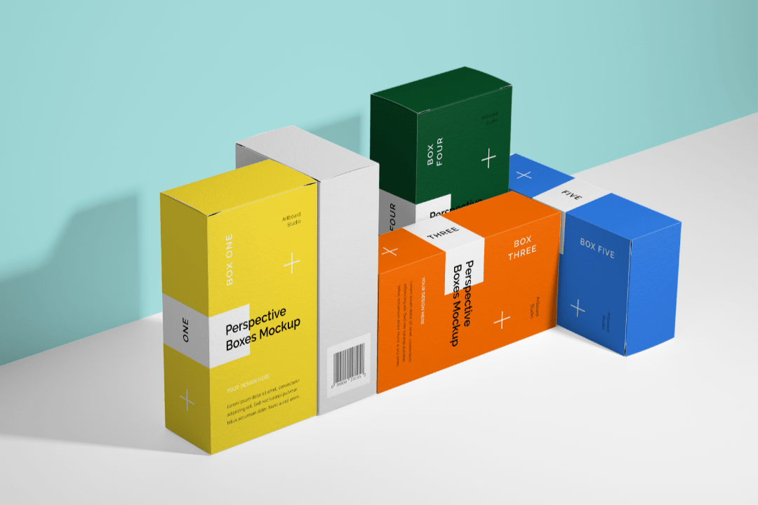 Download Boxes Mockup Scene