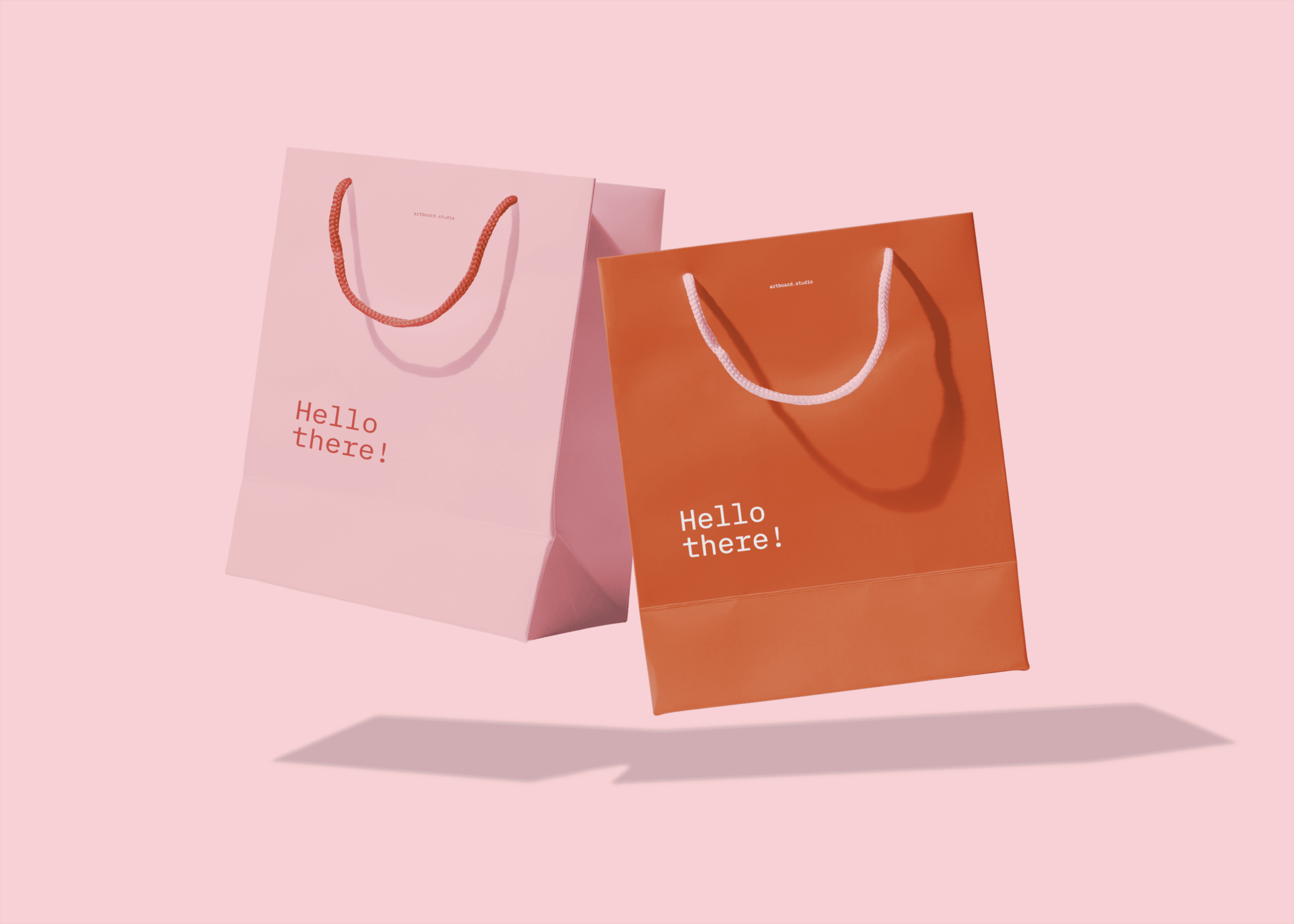 Download Paper Shopping Bag Mockup Scene