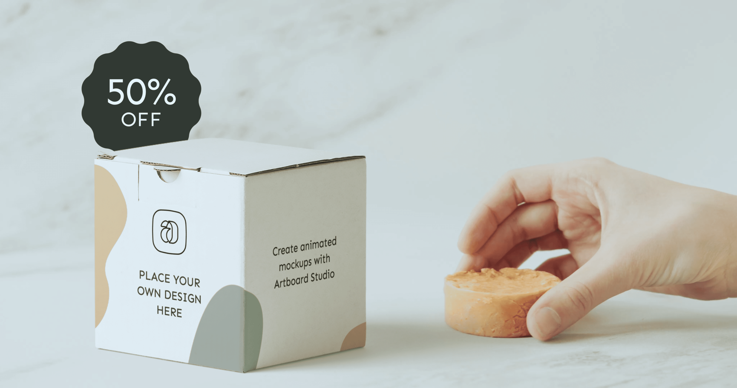 Download Animated Soap Packaging Mockup Template