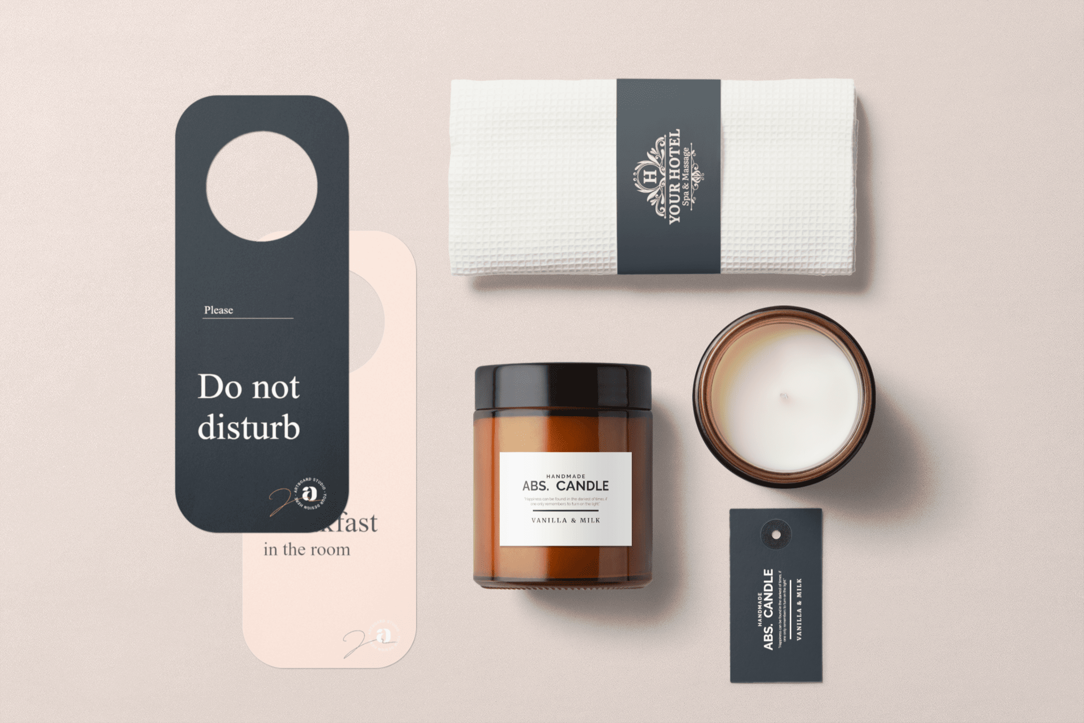 Download Hotel Branding Design Mockup Scene