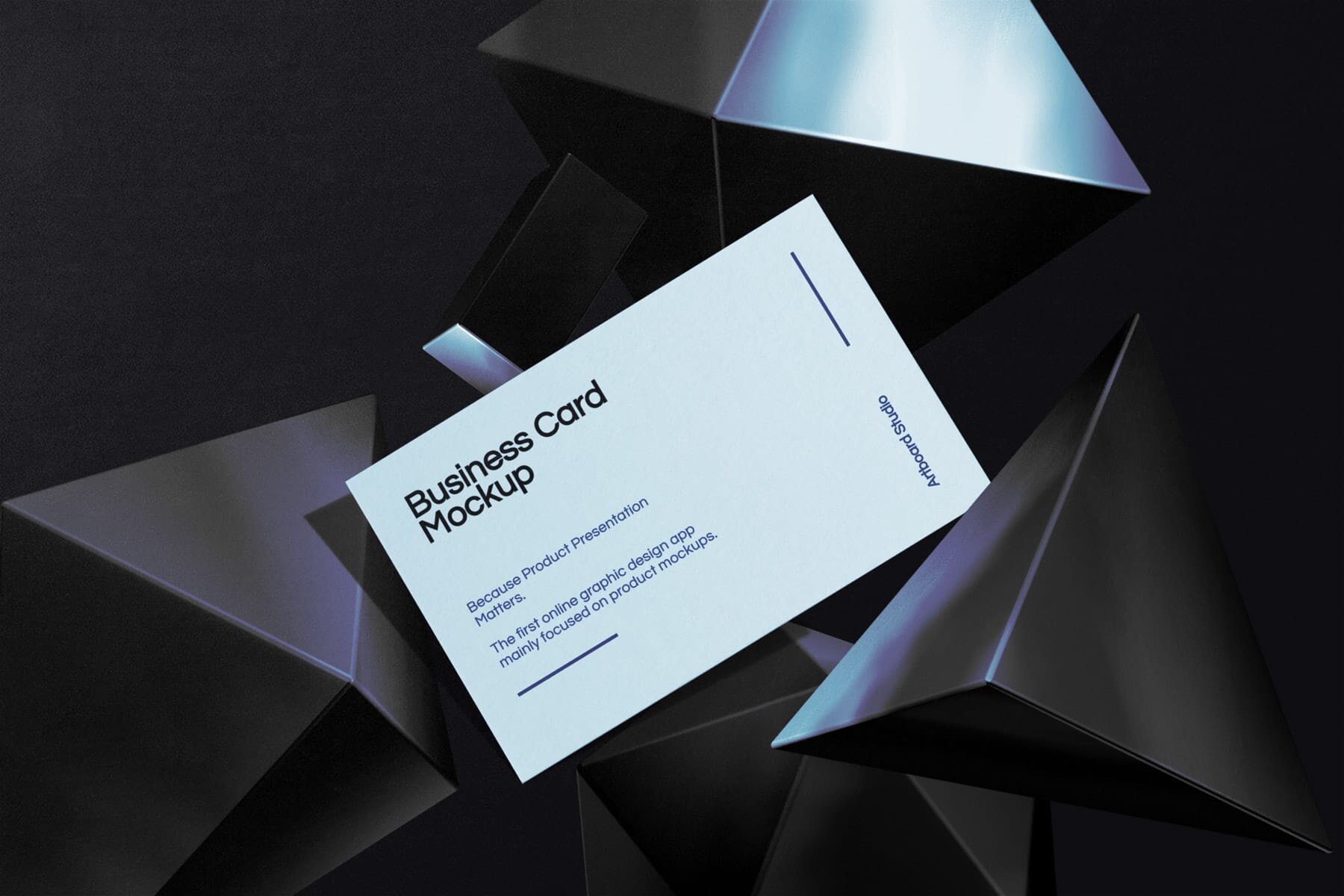 Animated Business Card Design Mockup Animated Business Card Design Mockup