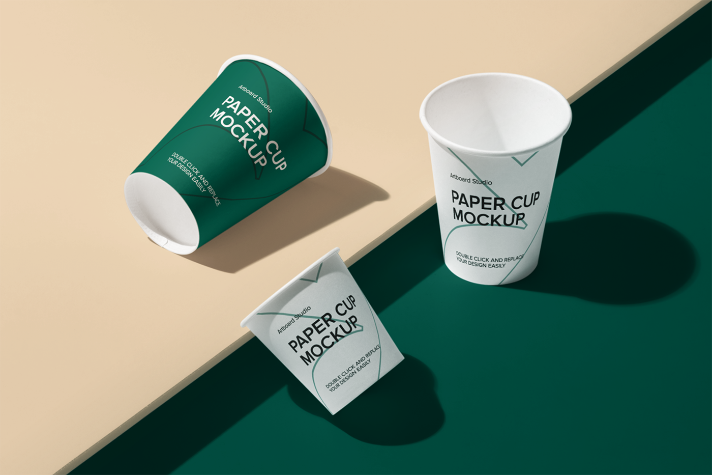 Download Paper Cup Mockup Scene