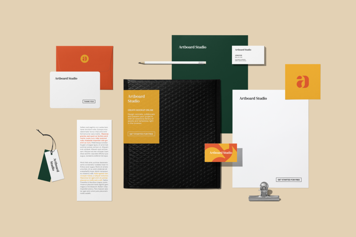 Download Branding And Stationery Mockup Scene