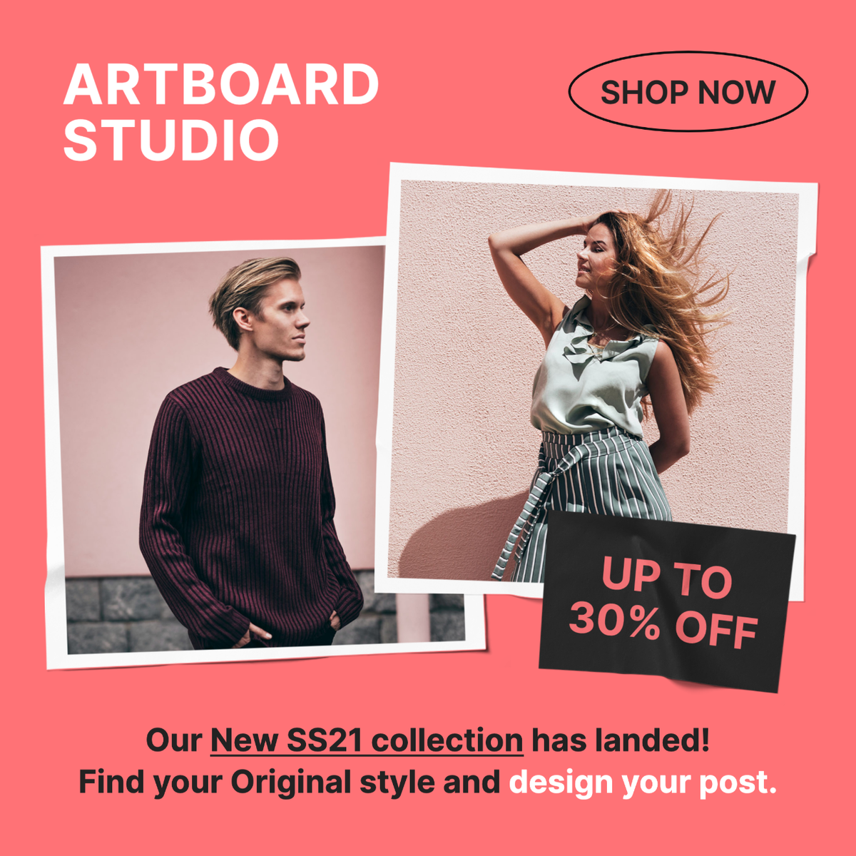Download Sale Promotion Fashion Instagram Post Template