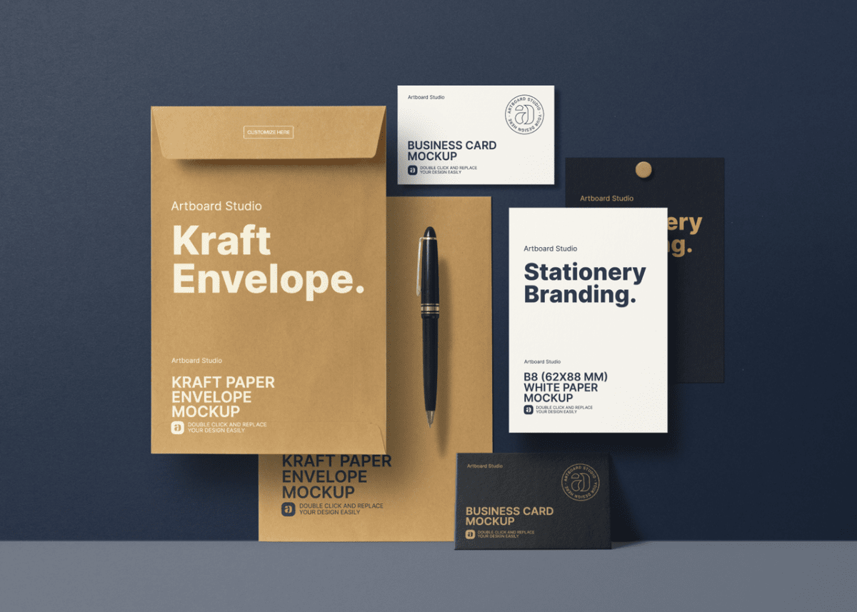 Download Corporate Stationery Branding Identity Mockup Template