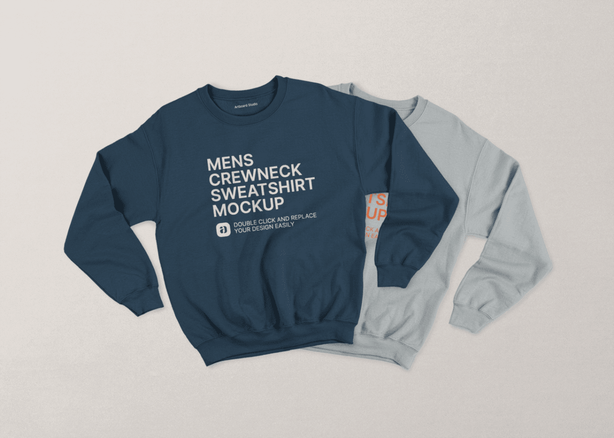 Download Crewneck Sweatshirt Mockup Scene