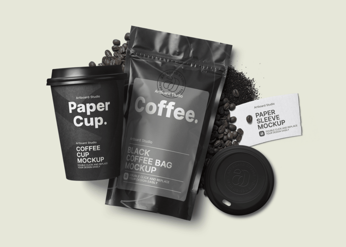 Download Coffee Packaging Mockup Template