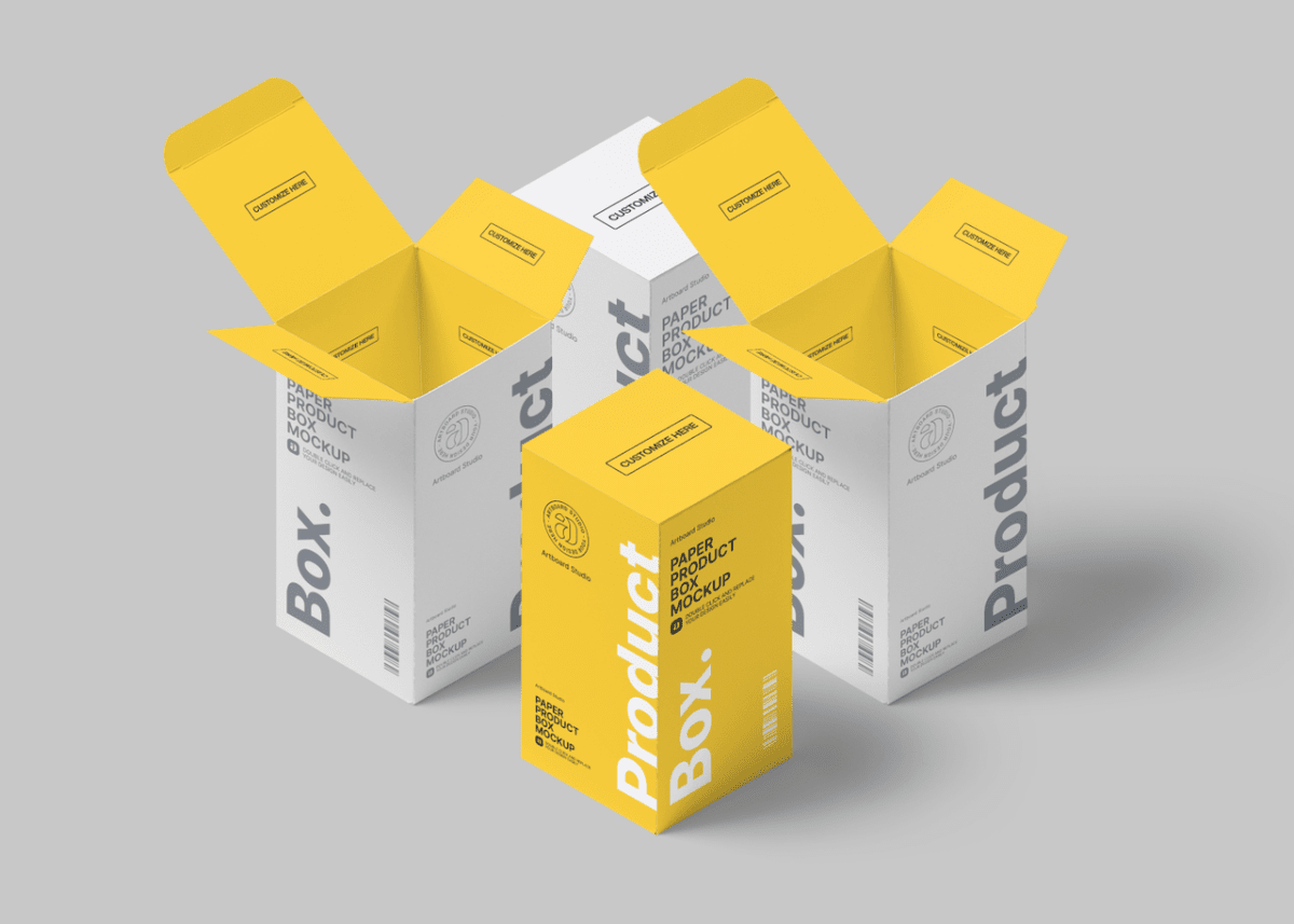 Download Product Box Mockup Template