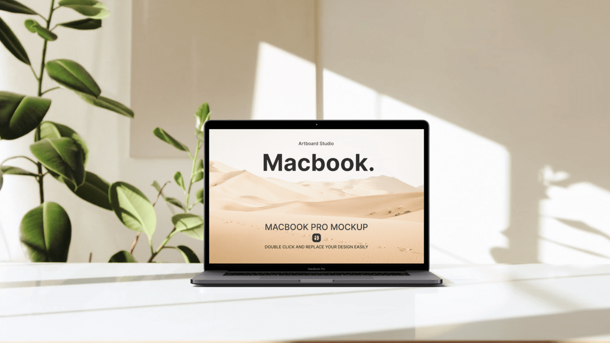 Animated Macbook Pro Mockup Template Animated Macbook Pro Mockup Template
