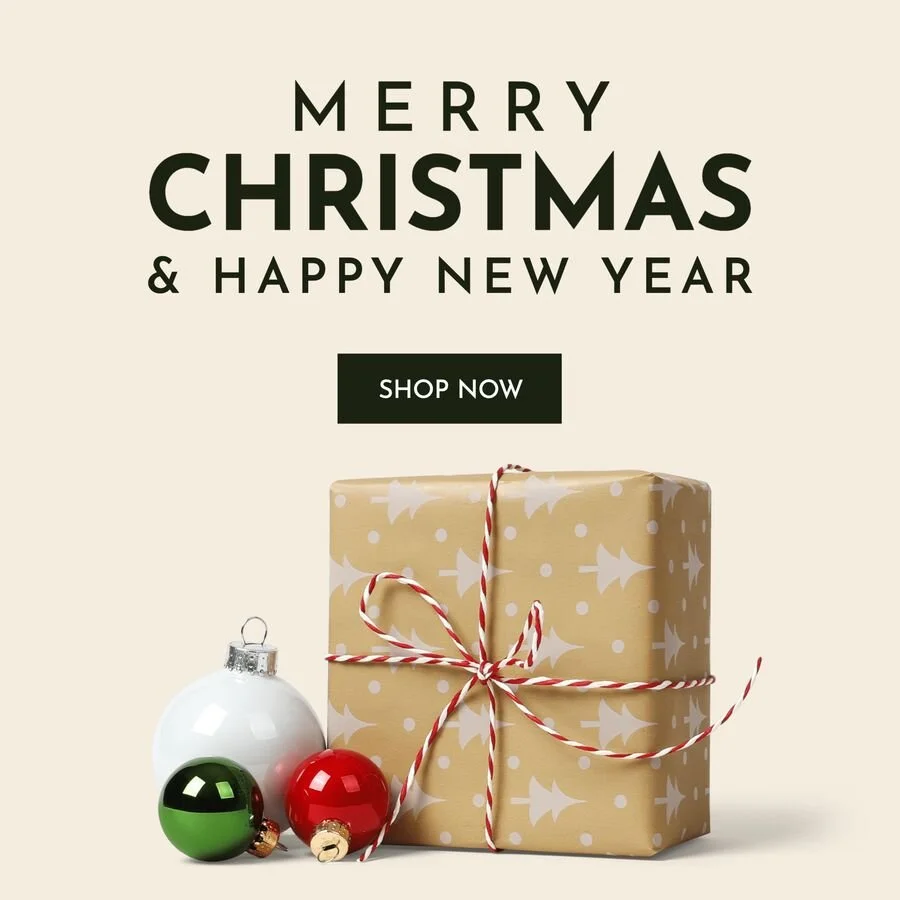Merry Christmas And Happy New Year Instagram Template