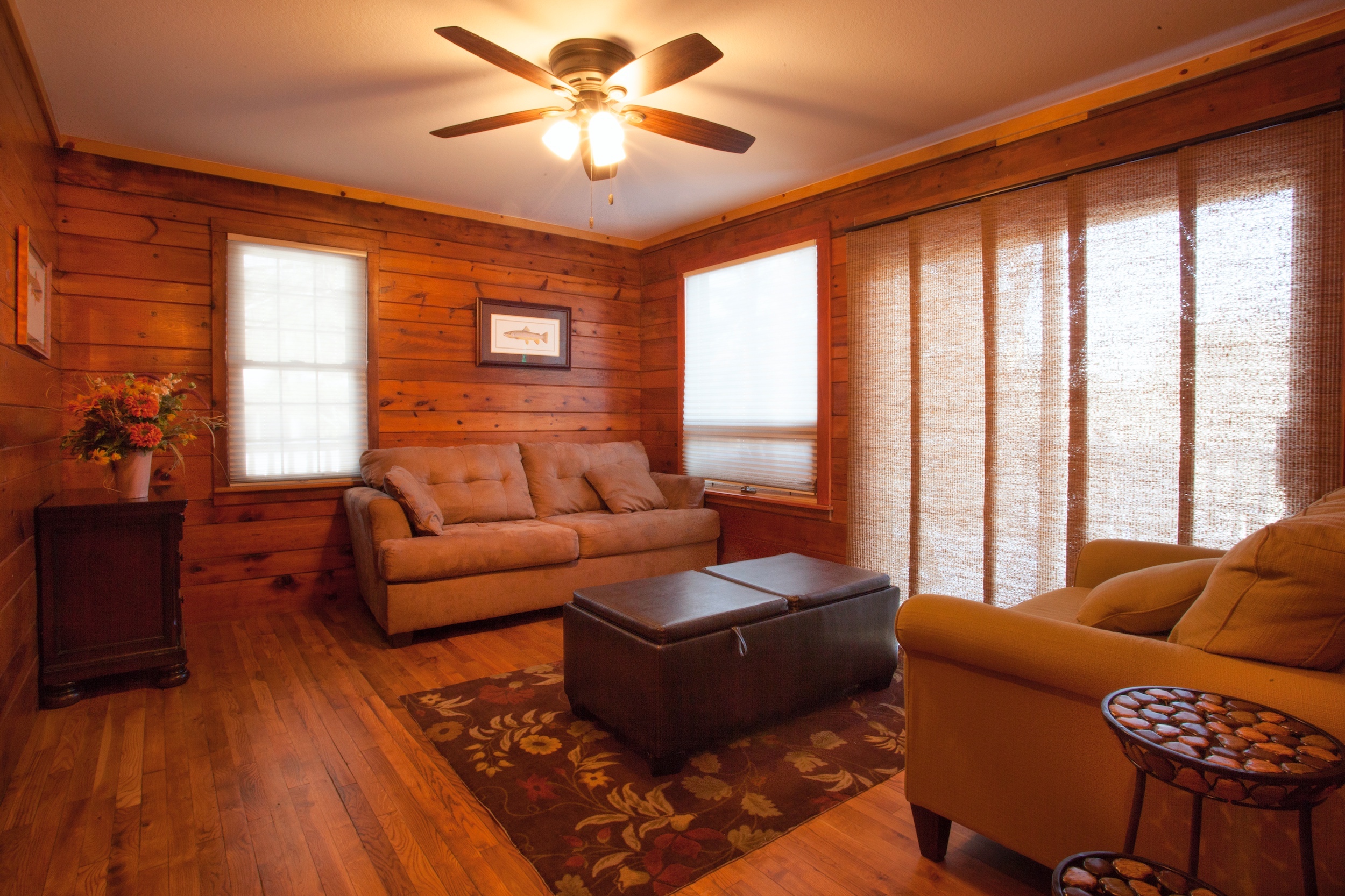 The sitting room is a place to relax, read a book, take a nap or just chill.