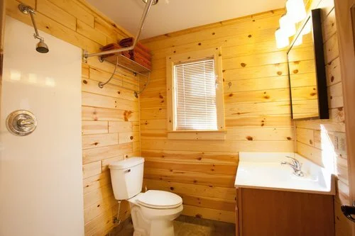 Au Sable Riverview Resort Cabin 2 Bathroom Grayling 7.jpg
