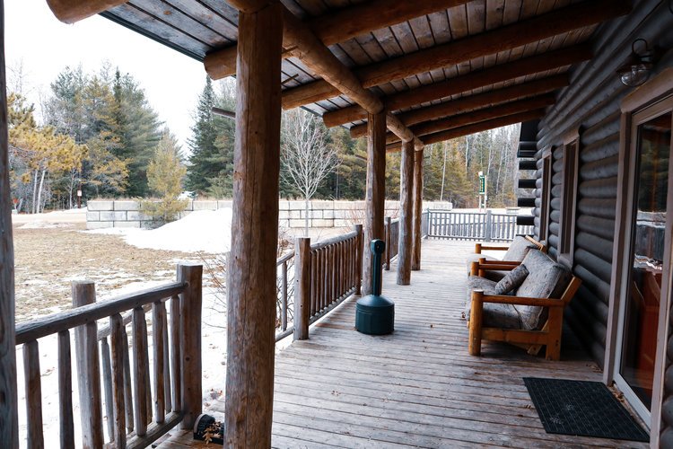 Au Sable Riverview resort The Lodge Porch area       Grayling Michigan.jpeg