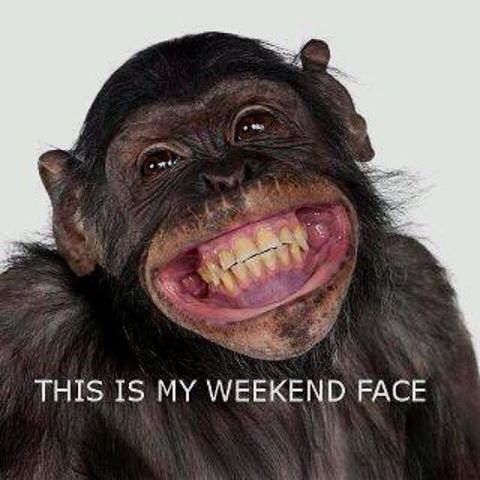 It's Friday.. Let loose and get your weekend face on! #FriYay #Friday #Tgif #weekend #smile