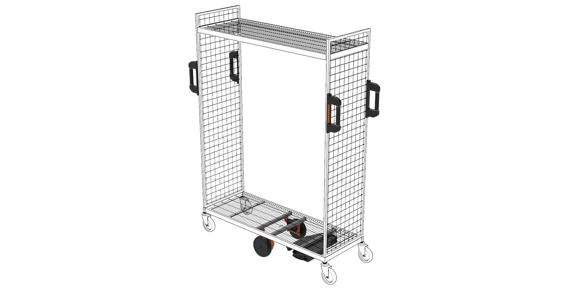 Chariot de préparation de commande Roll motorisé wanzl. Motorisation pour chariots et rolls. Moteur, chariot, roll, ergonomie.