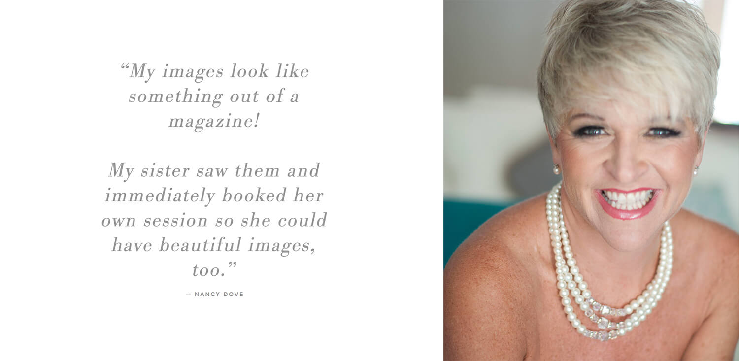 Testimonial for Elizabeth Ashford Photography: My images look like something out of a magazine