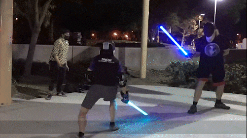  You can even attack first then block after! That’s a three! 