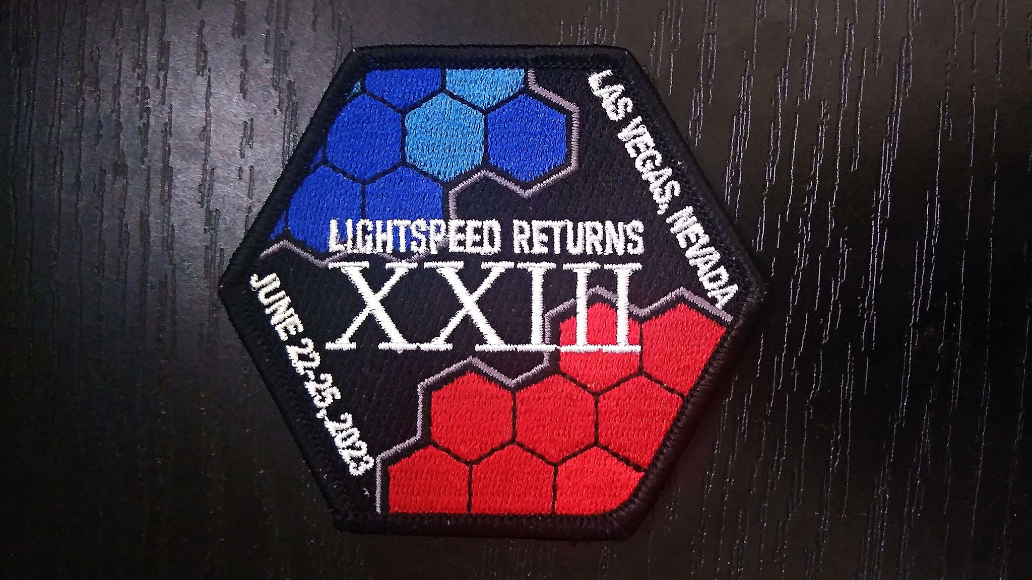 LIGHTSPEED RETURNS COMMEMORATIVE BADGE