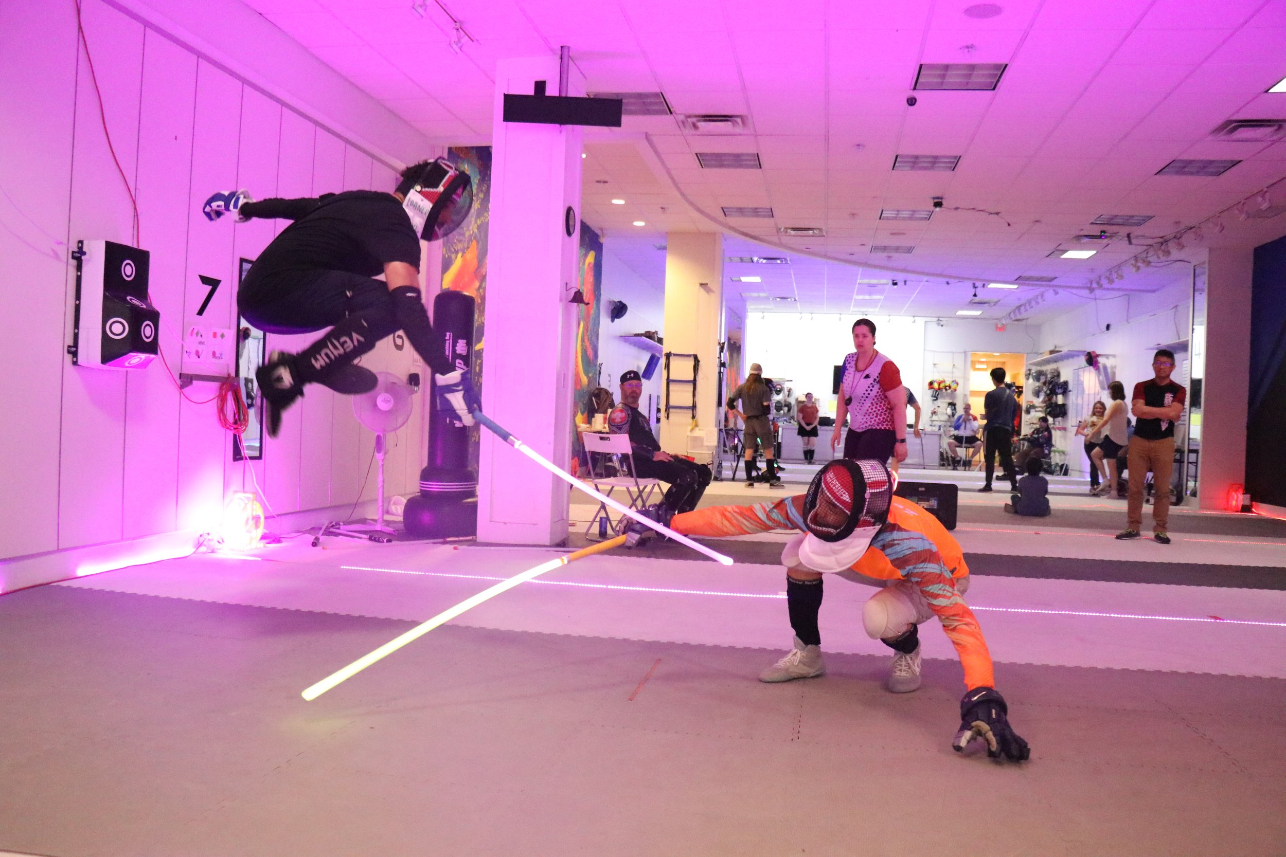  Watch experienced athletes show off their moves 