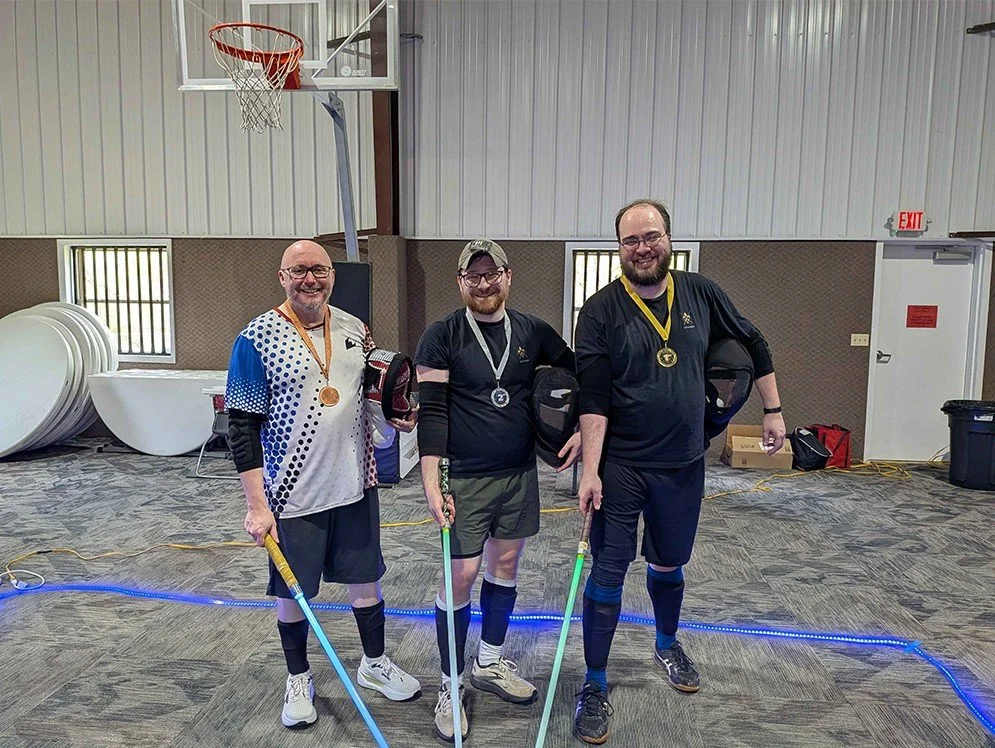 GOLD, STEEL, &amp; PEWTER: GA CPN ON WINNING, EPEE, &amp; WARHAMMER
