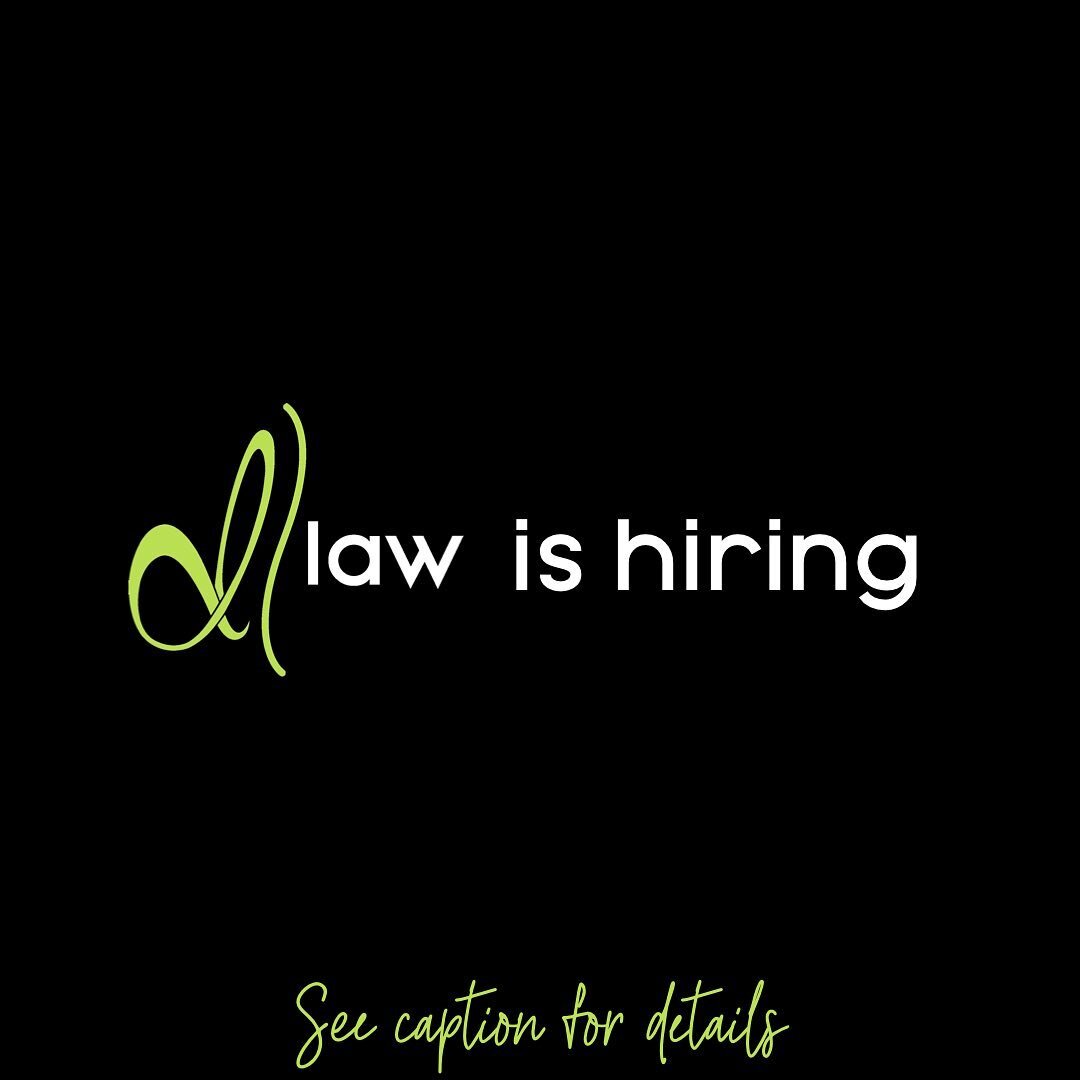 d|law is hiring! Great opportunity for learning and growth. Opening for an associate attorney interested in family law and estates. 
* Attend court hearings;
* Prepare for Trial
* Meeting with Client;
* Draft Motions and Pleadings ;
* Assist as neede