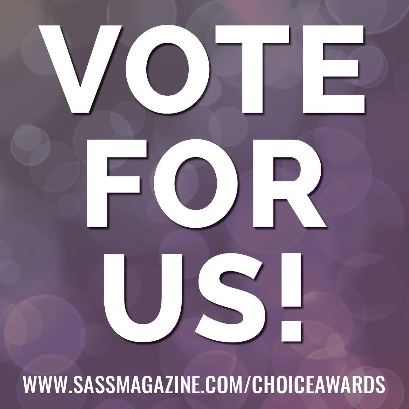 We are nominated for the Sass Choice Awards, the ultimate LADIES CHOICE AWARDS! Be sure to support and vote for us for best local woman owned business every day through Thursday! Voting is super easy too! It only takes a few minutes. Link in bio. 
 #