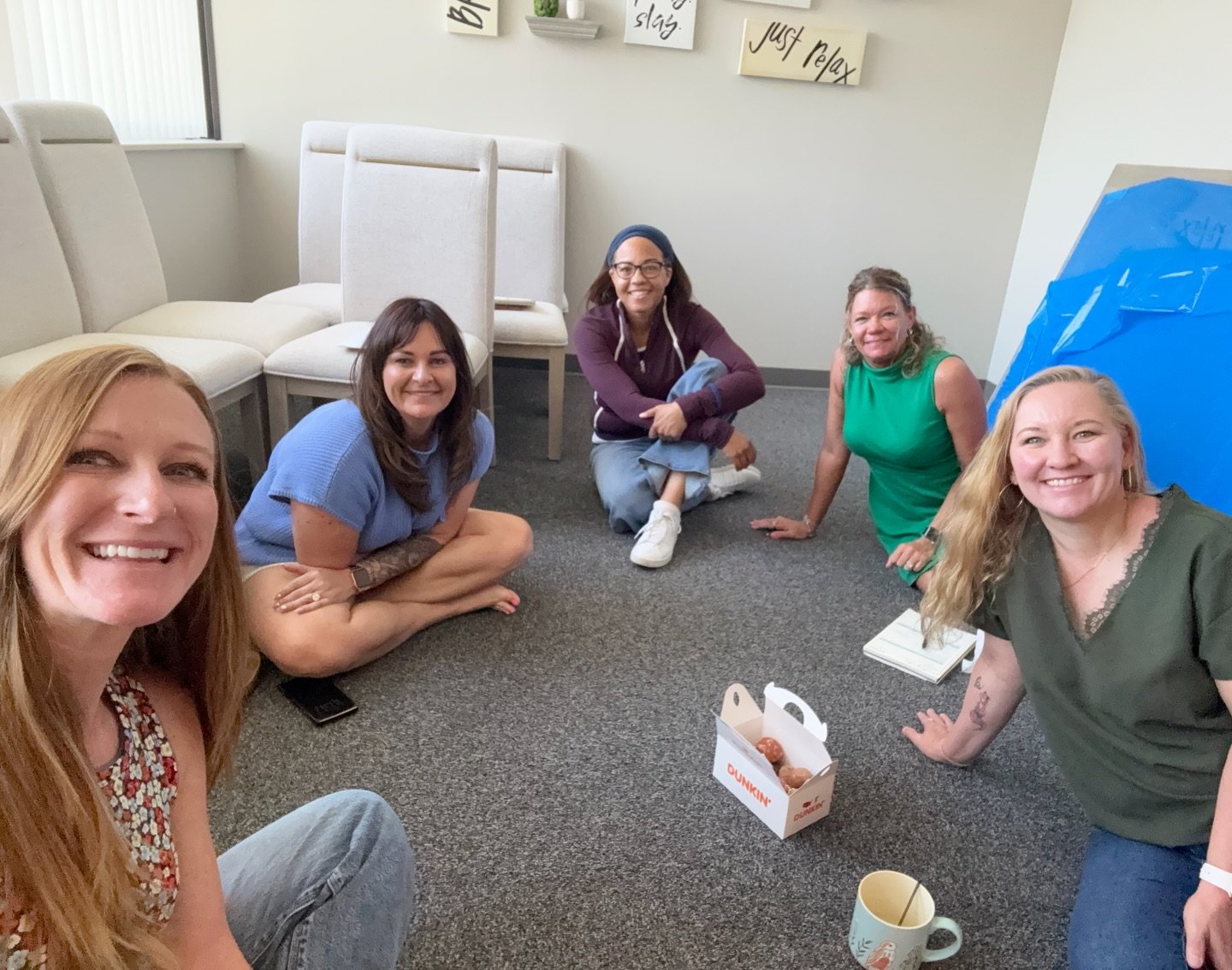 Feel bad for us.  Our boss makes us sit on the floor for staff meetings. 😆