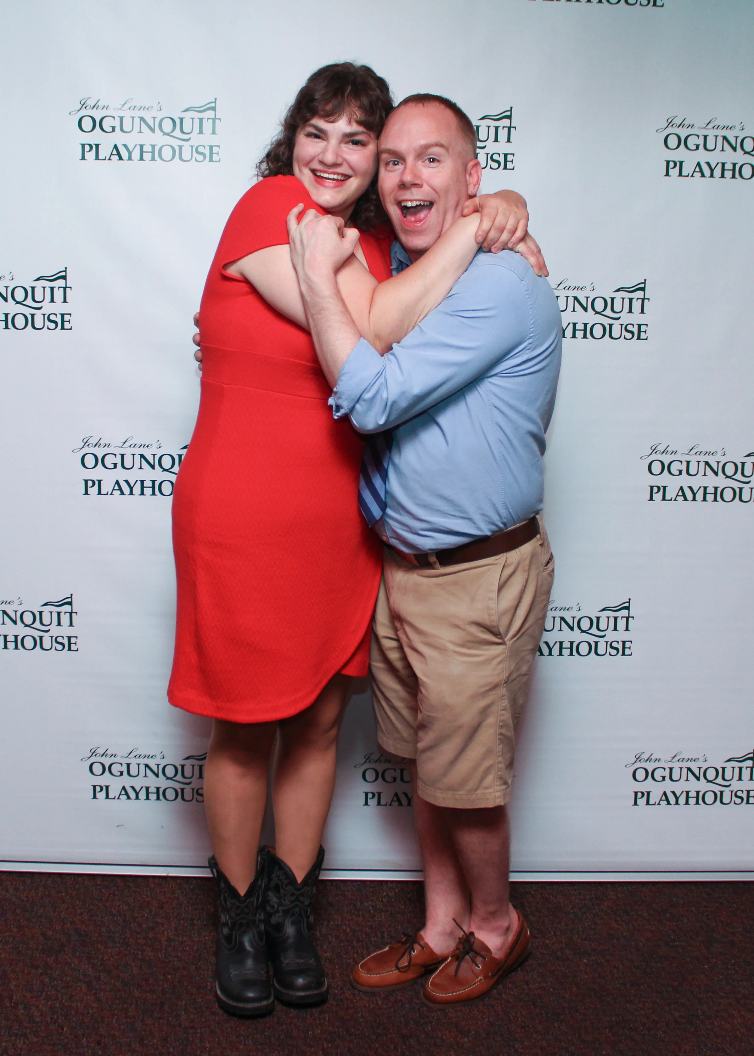 Nina Alexander (Props Master) and Timothey Sullivan (Production Manager)