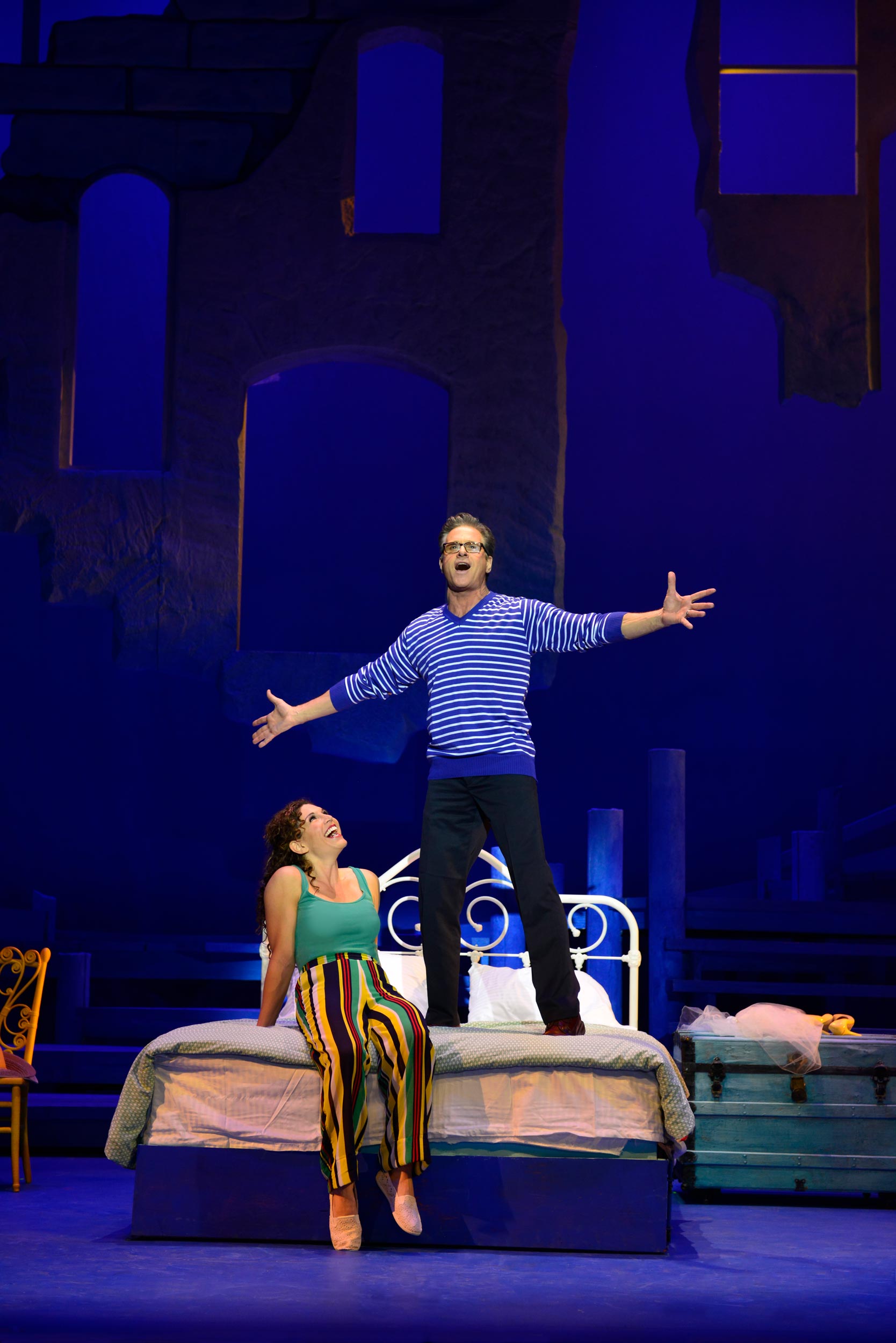  Jodie Langel and David Engel in Mamma Mia! at the Ogunquit Playhouse - Photo by Gary Ng 