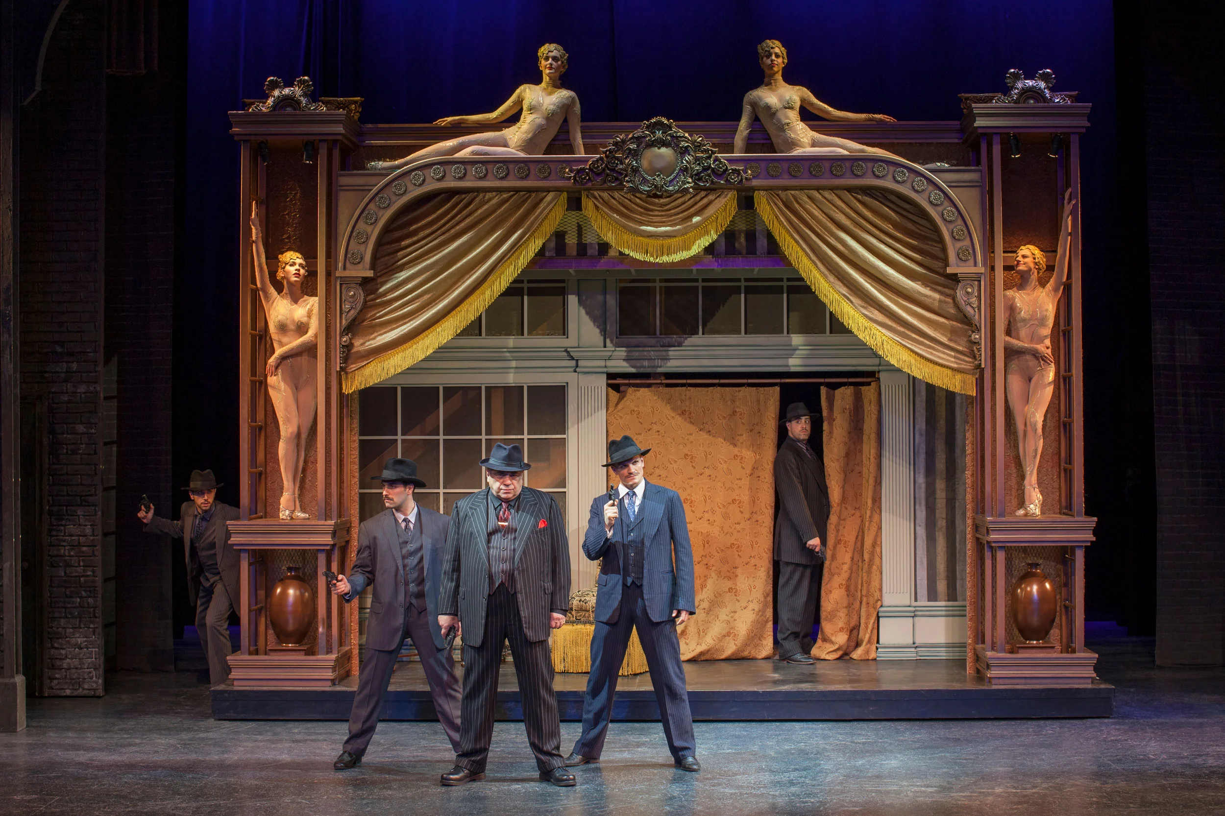 2017 Bullets Over Broadway at the Ogunquit Playhouse - Photo by Jay Goldsmith