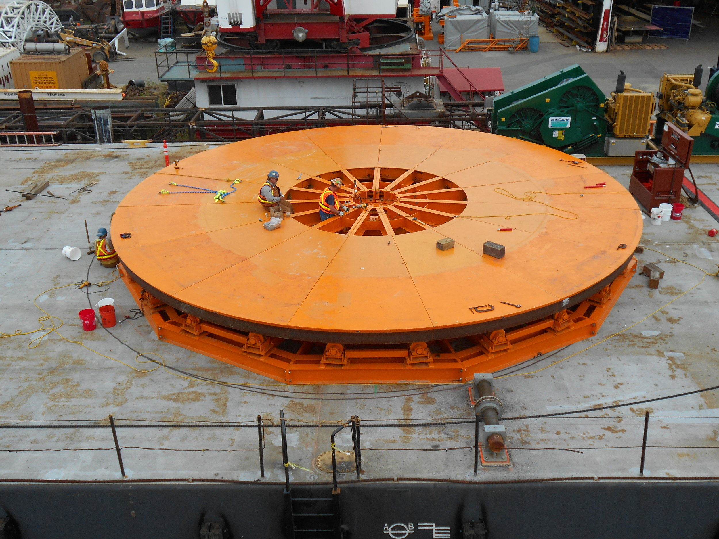 Macton Cable Laying turntable