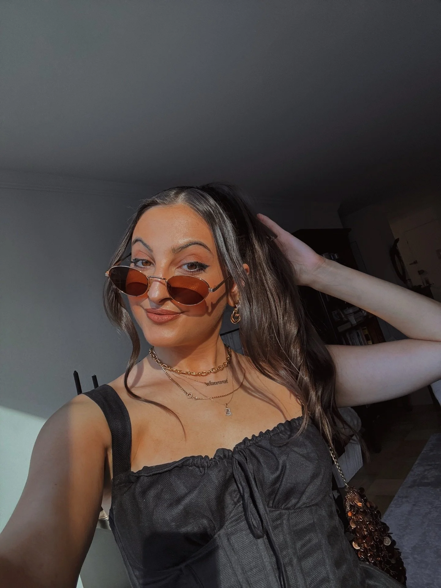 spring musings ✖️🤎🪩🌼🪐💫✨ #KILLERQUEEN 
&bull;
&bull;
&bull;
&bull;
&bull;
&bull;
&bull;
&bull;
#nyclifestyle #nycspringoutfits #springoutfits #springoutfitinspo